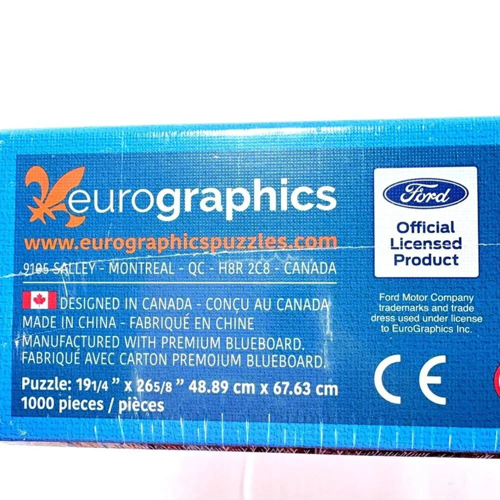 EuroGraphics Backwoods Bronco Automobile Classics 1000 Piece Jigsaw‎ Puzzle New